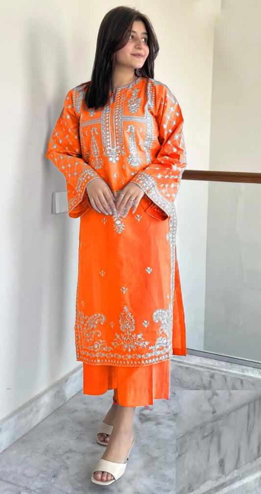 GRACE EMBROIDERY LAWN 2PC