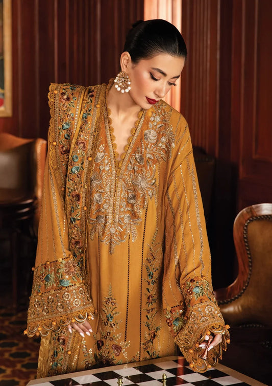 Grace-Luxury Full Embroidered Chikenkari Lawn Unstiched 3PC Suit