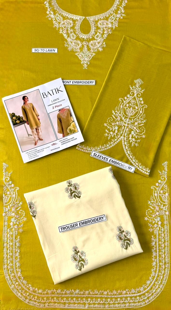 GRACE EMBROIDERY LAWN 2PC