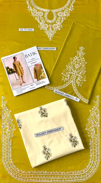 GRACE EMBROIDERY LAWN 2PC