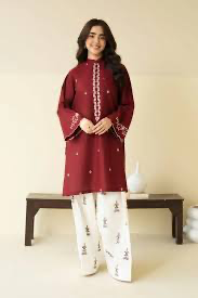 GRACE EMBROIDERY DHANAK 2PC UNSTICH