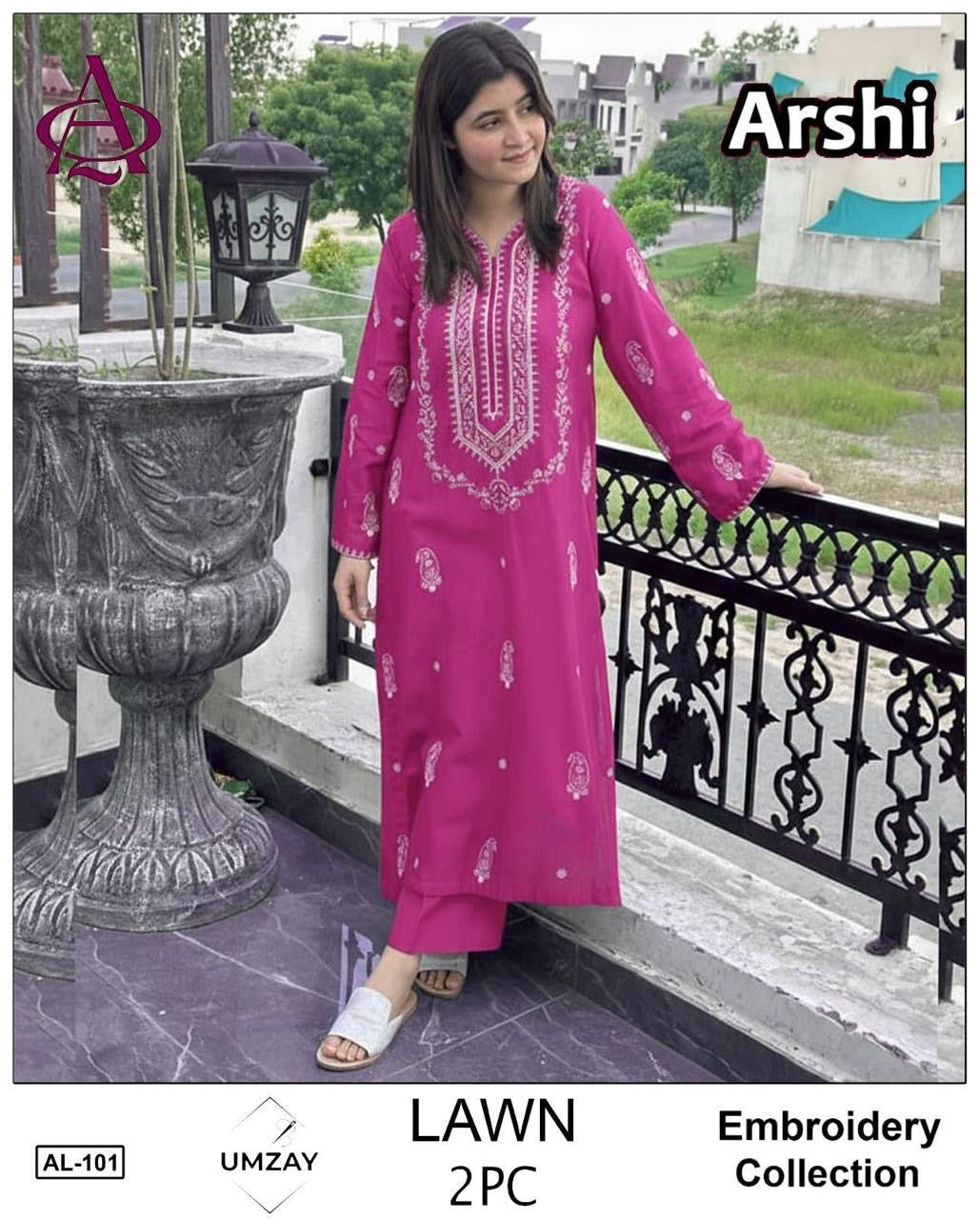 GRACE EMBROIDERY LAWN 2PC
