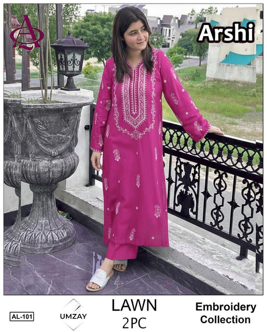 GRACE EMBROIDERY LAWN 2PC