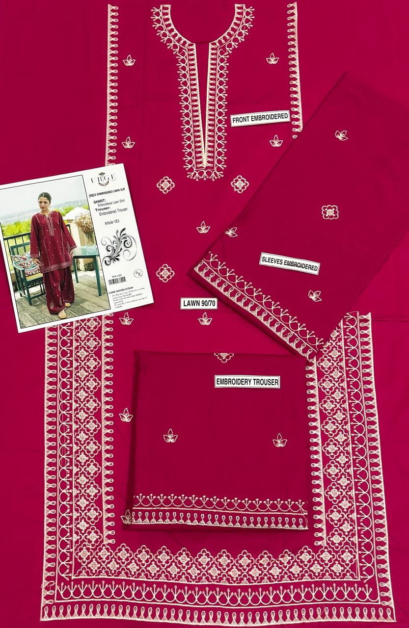 GRACE EMBROIDERY LAWN 2PC