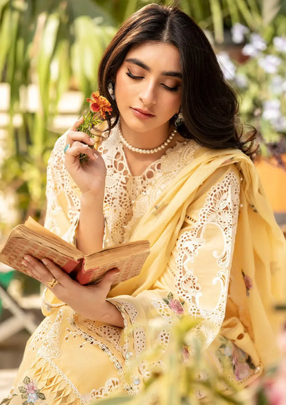 Grace-Luxury Full Embroidered Chikenkari Lawn Unstiched 3PC Suit