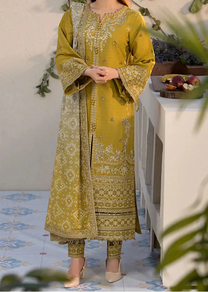 Ghani Luxury Full Embroidered Lawn Unstiched 3PC Suit