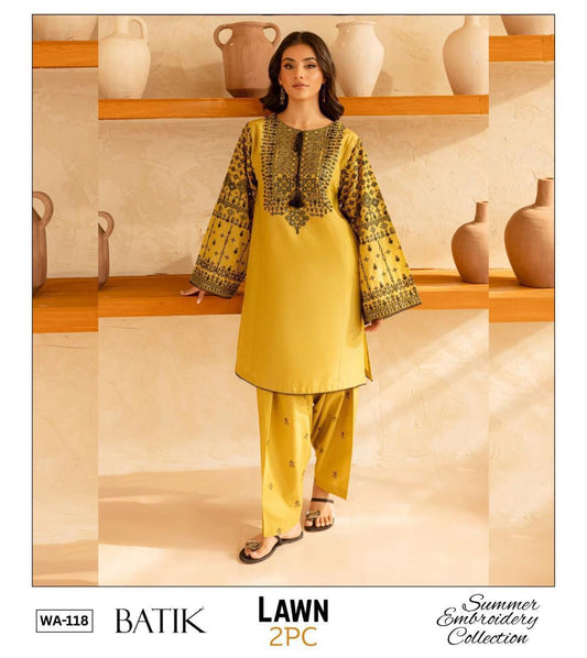 GRACE EMBROIDERY LAWN 2PC