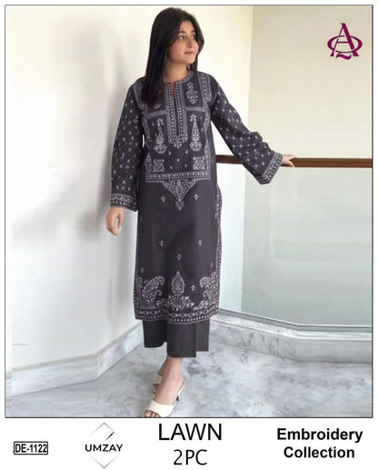 GRACE EMBROIDERY LAWN 2pc