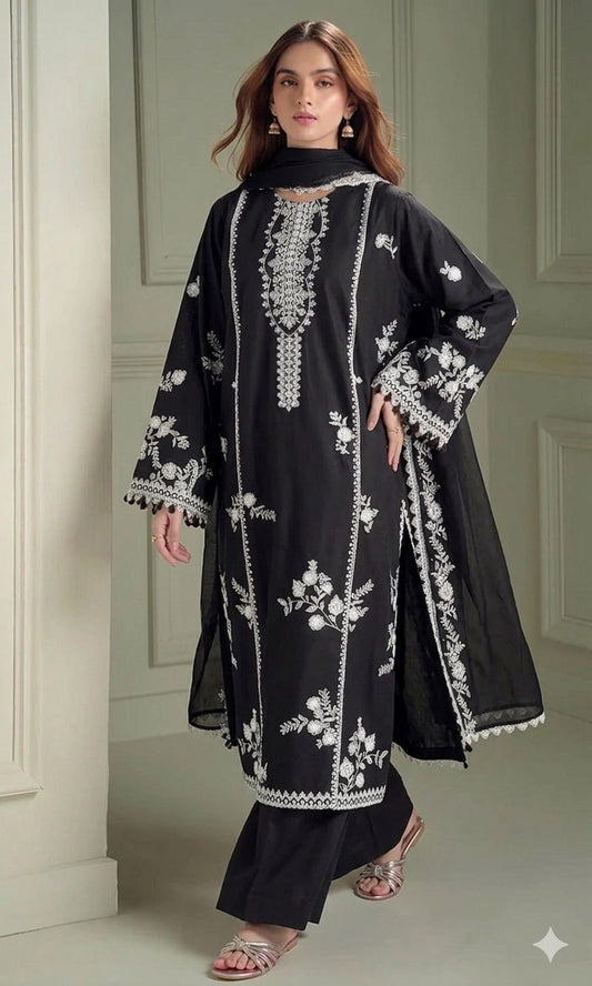 GRACE EMBROIDERY LAWN 3PC