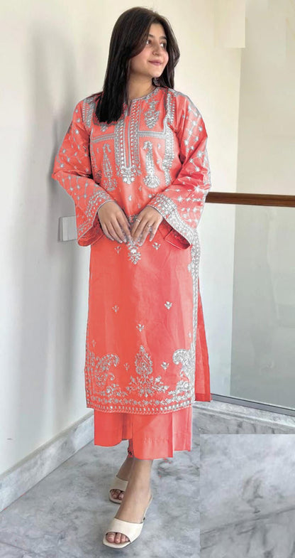 GRACE EMBROIDERY LAWN 2PC