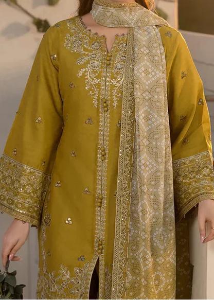 Ghani Luxury Full Embroidered Lawn Unstiched 3PC Suit