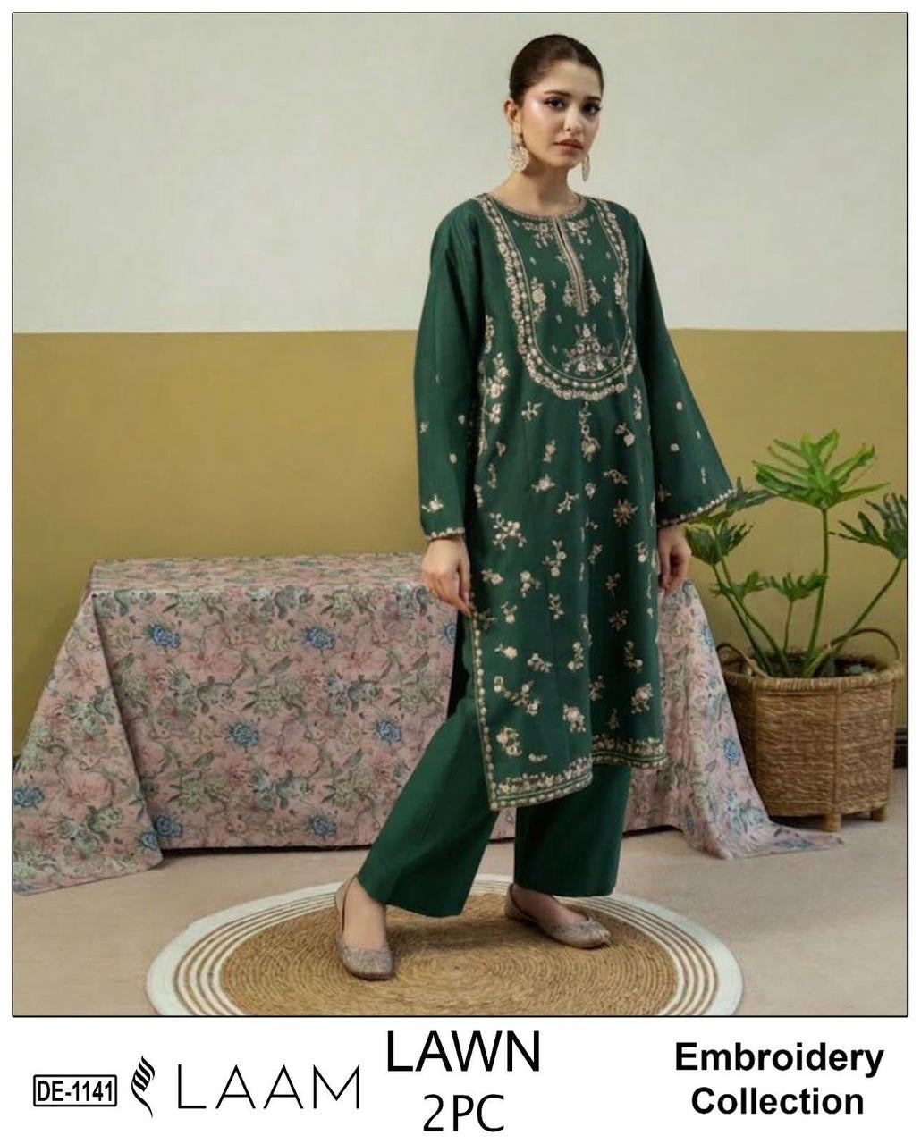 GRACE EMBROIDERY LAWN 2PC