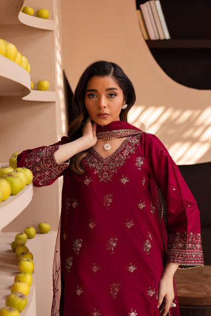 Grace-Luxury Full Embroidered Lawn Unstiched 3PC Suit