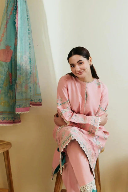 Grace-Luxury Full Embroidered Chikenkari Lawn Unstiched 3PC Suit