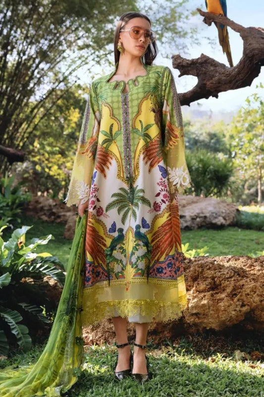 MARIA.B EMB/PRINT LAWN 3PC
