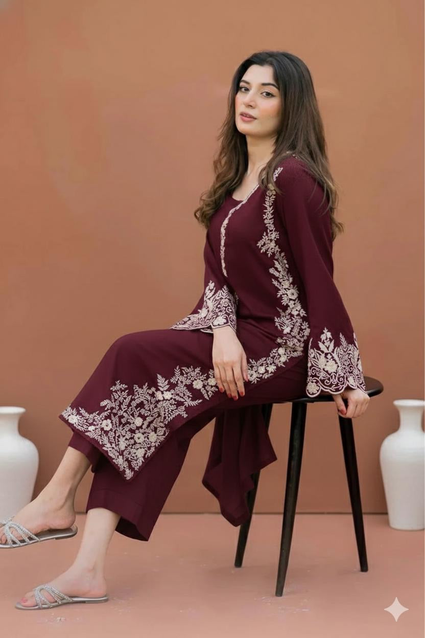 GRACE EMBROIDERY LAWN 2PcC