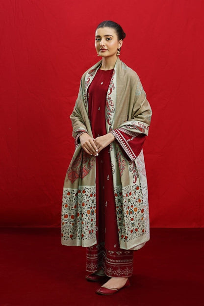 Grace-Full Embroidered Lawn Unstiched 3PC Suit