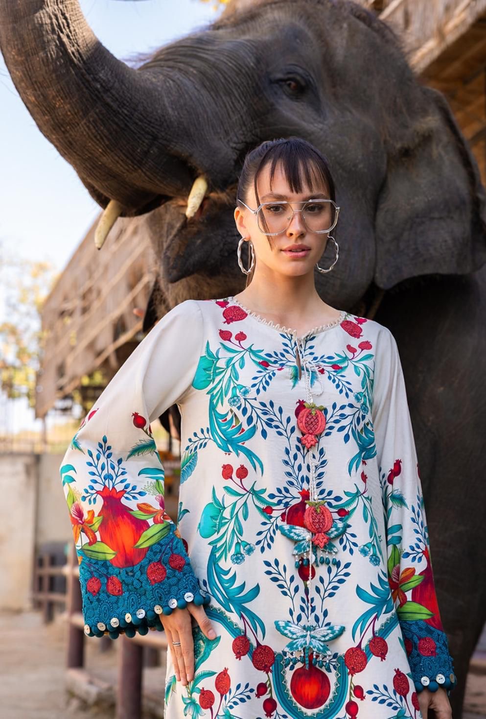 MARIA.B EMB/PRINT LAWN 3PC