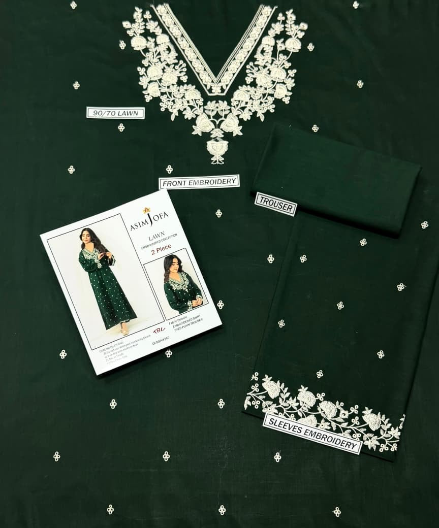 GRACE EMBROIDERY LAWN 2PC