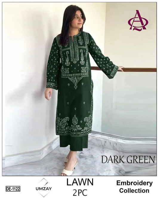GRACE EMBROIDERY LAWN 2PC
