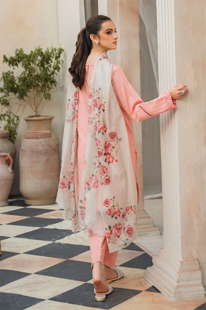 Grace-Full Embroidered Lawn Unstiched 3PC Suit