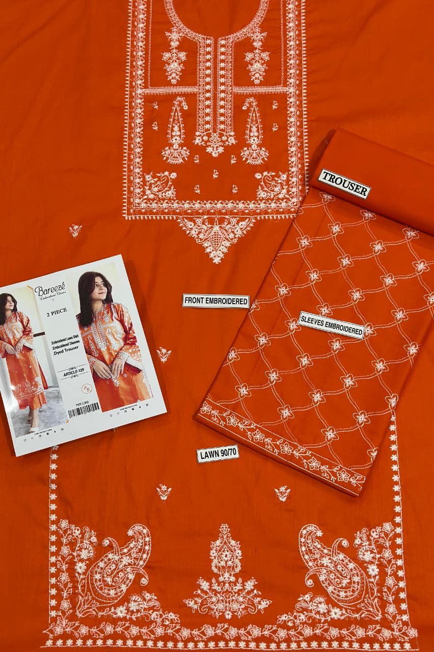 GRACE EMBROIDERY LAWN 2PC