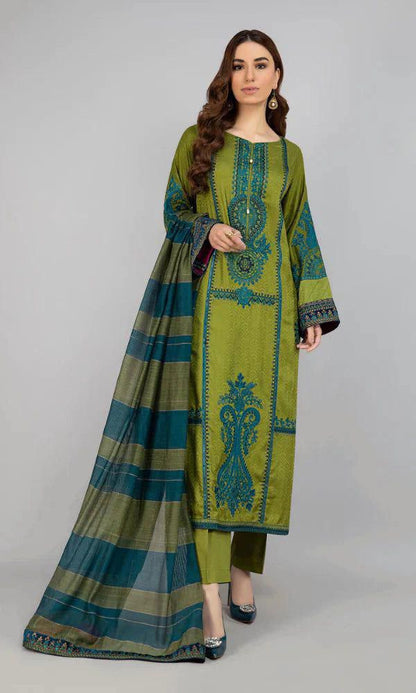 Grace-Luxury Full Embroidered Lawn Unstiched 3PC Suit