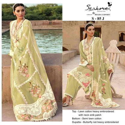Luxury Full Embroidered Chikenkari Lawn Unstiched 3PC Suit