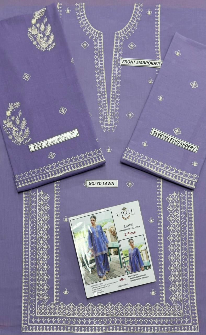 GRACE EMBROIDERY LAWN 2PC