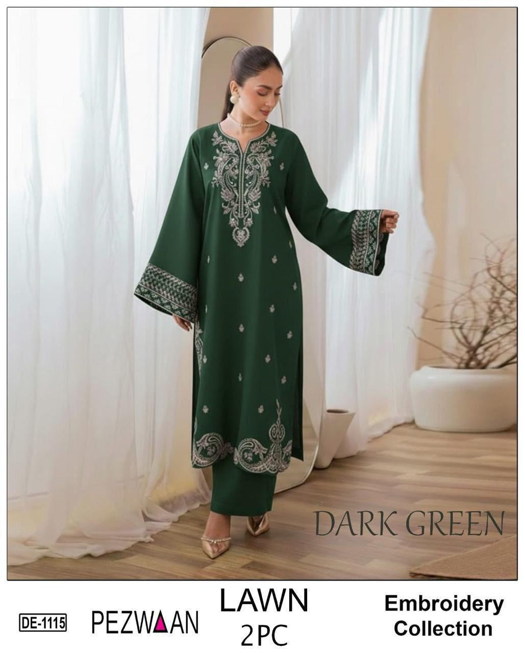 Grace embroidery LAWN 2PC