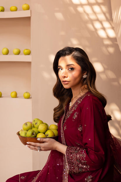 Grace-Luxury Full Embroidered Lawn Unstiched 3PC Suit