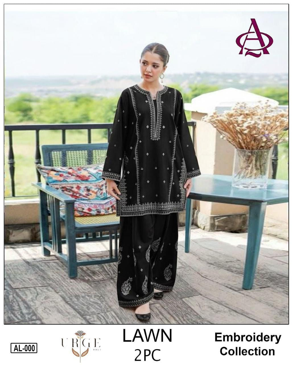 GRACE EMBROIDERY LAWN 2PC