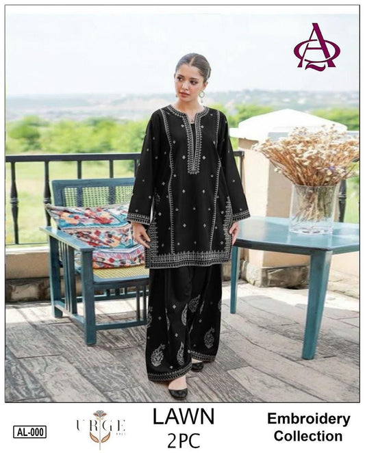 GRACE EMBROIDERY LAWN 2PC