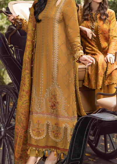 Grace-Embroidered 3pc Lawn Dress With Printed Lawn Dupatta.