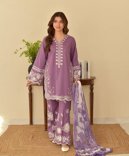 GRACE EMBROIDERY LAWN 3PC