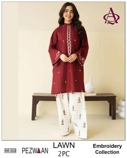 GRACE EMBROIDERY LAWN 2PC
