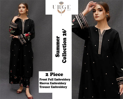URGE EMBROIDERY LAWN 2PC