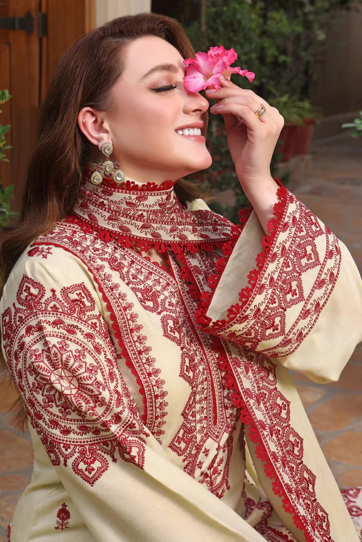 Grace Luxury Full Embroidered Chikenkari Lawn Unstiched 3PC Suit