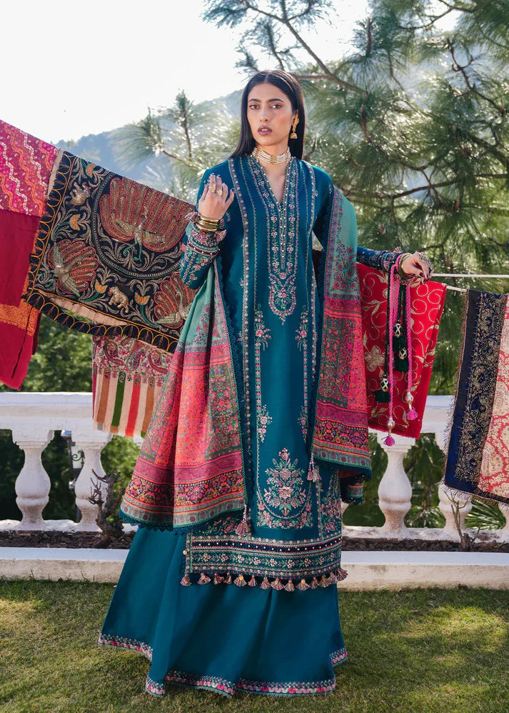 Grace-Luxury Full Embroidered Chikenkari Lawn Unstiched 3PC Suit
