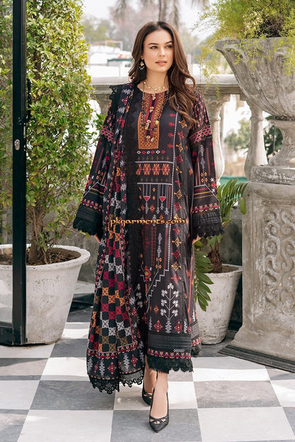 ITTEHAD EMBROIDERY LAWN 3Pc