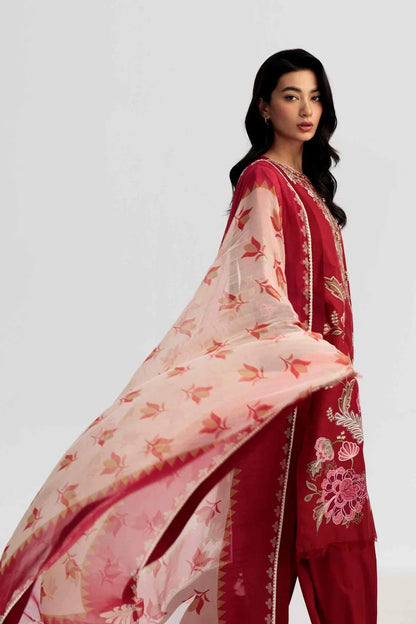 Grace-Luxury Full Embroidered Lawn Unstiched 3PC Suit