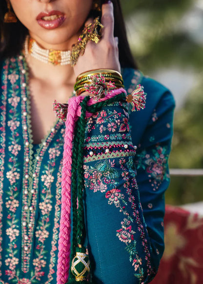 Grace-Luxury Full Embroidered Chikenkari Lawn Unstiched 3PC Suit
