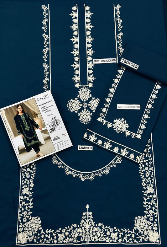 GRACE EMBROIDERY LAWN 2PC