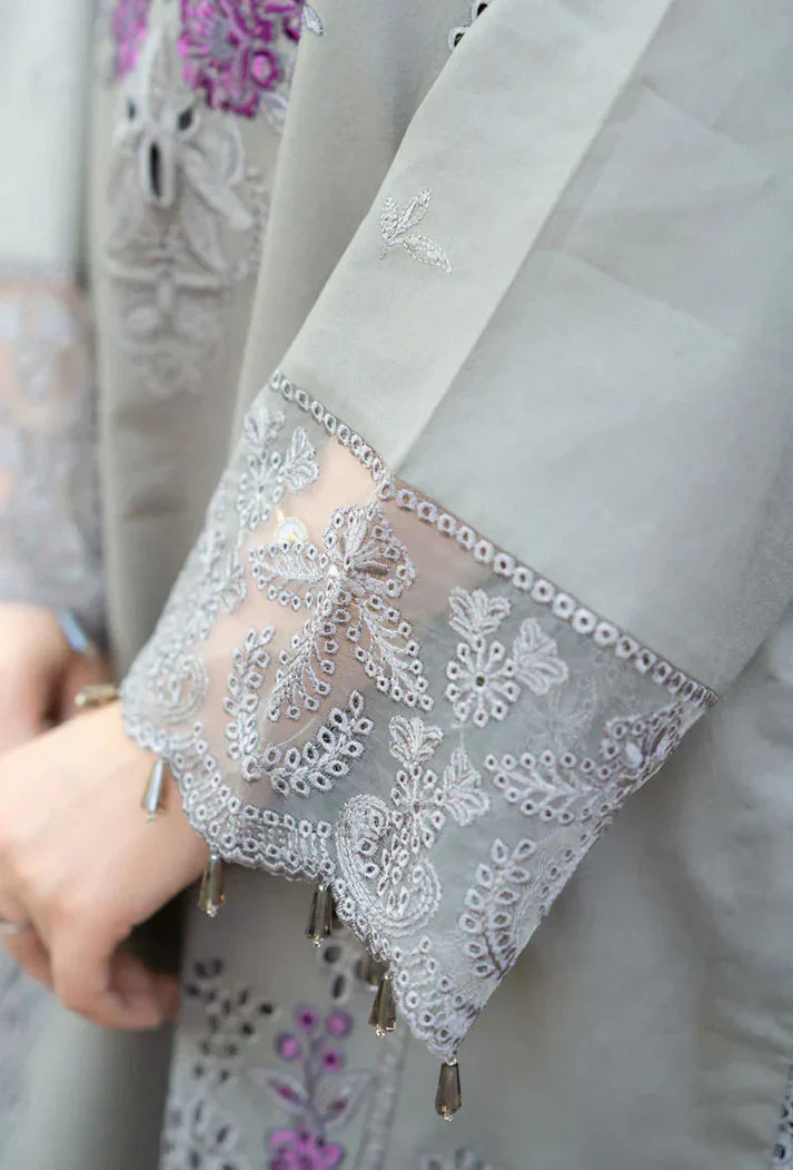 Grace-Luxury Full Embroidered Chikenkari Lawn Unstiched 3PC Suit