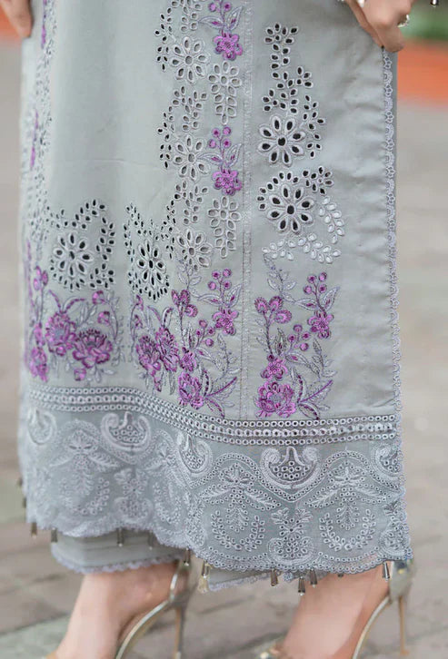 Grace-Luxury Full Embroidered Chikenkari Lawn Unstiched 3PC Suit