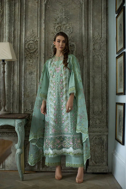 Grace-Luxury Full Embroidered Chikenkari Lawn Unstiched 3PC Suit