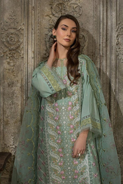Grace-Luxury Full Embroidered Chikenkari Lawn Unstiched 3PC Suit