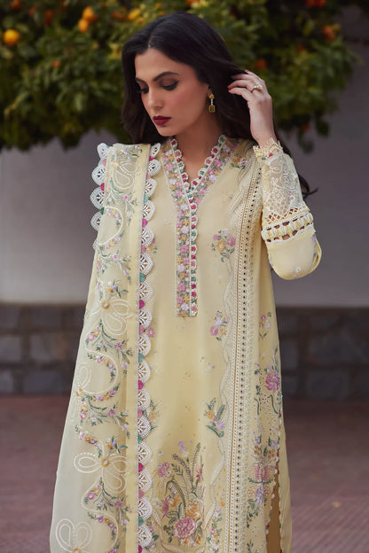 Grace-Luxury Full Embroidered Chikenkari Lawn Unstiched 3PC Suit