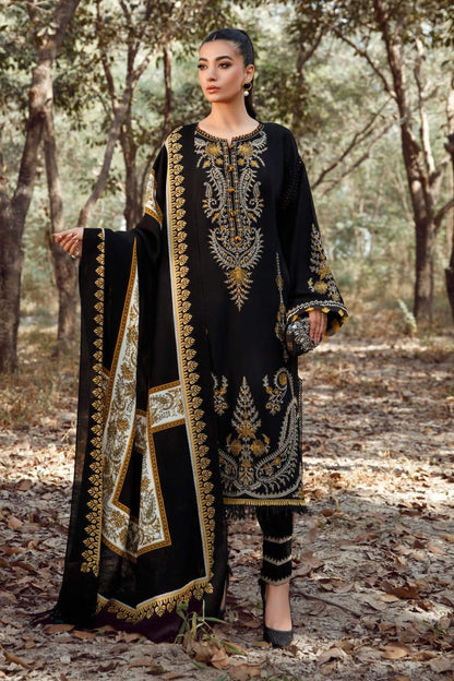 Lawn Embroidered Stitched 3Piece