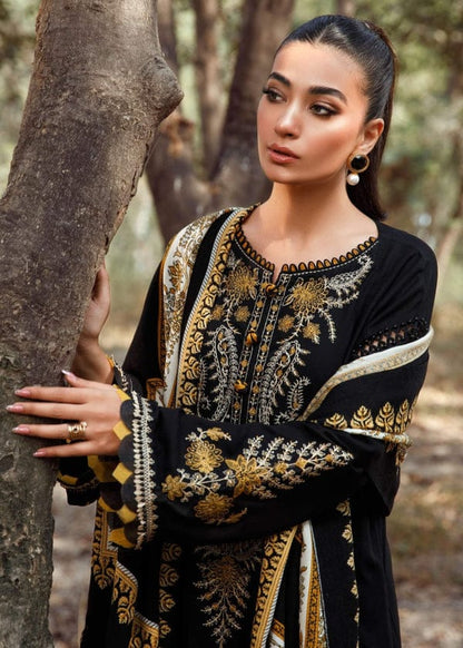 Lawn Embroidered Stitched 3Piece